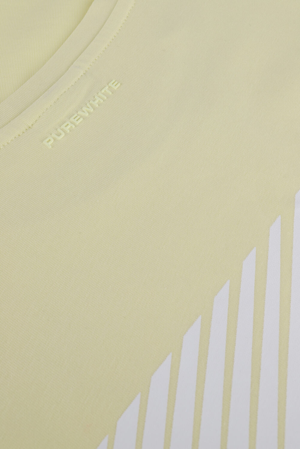 PUREWHITE T-shirt 22010121 en jaune - large