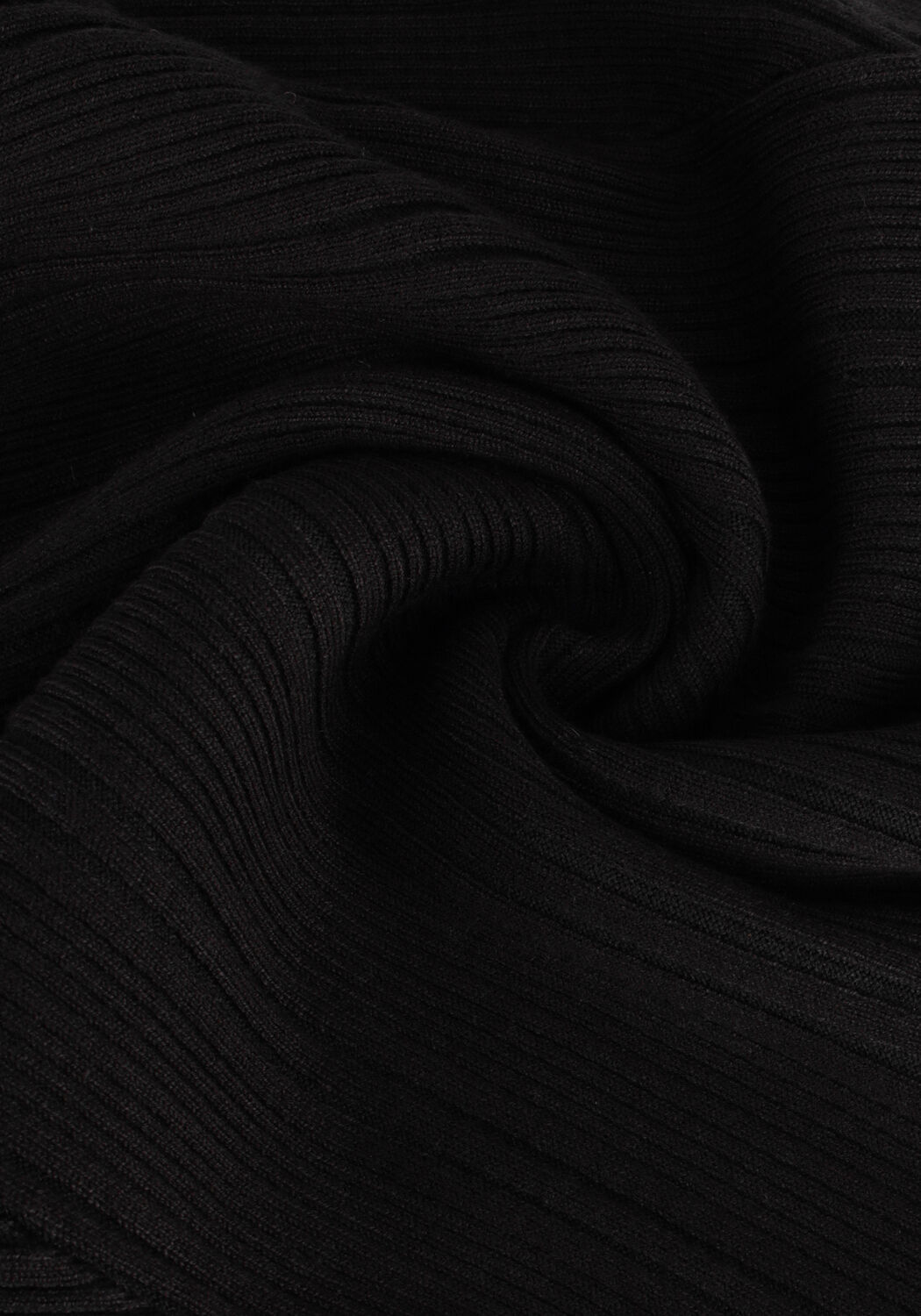 Zwarte SCOTCH & SODA Trui RIBBED MOCK NECK PULLOVER - large