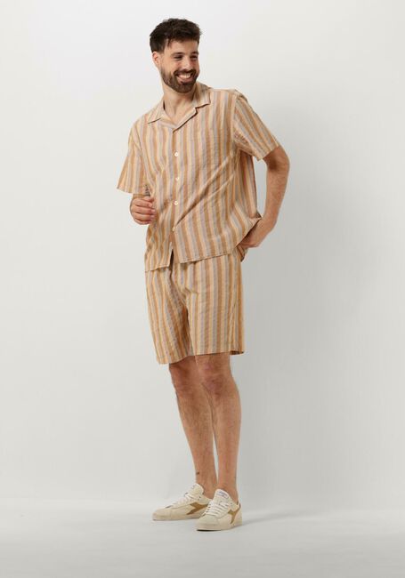 FORÉT Pantalon courte OTTER SEERSUCKER SHORTS en marron - large