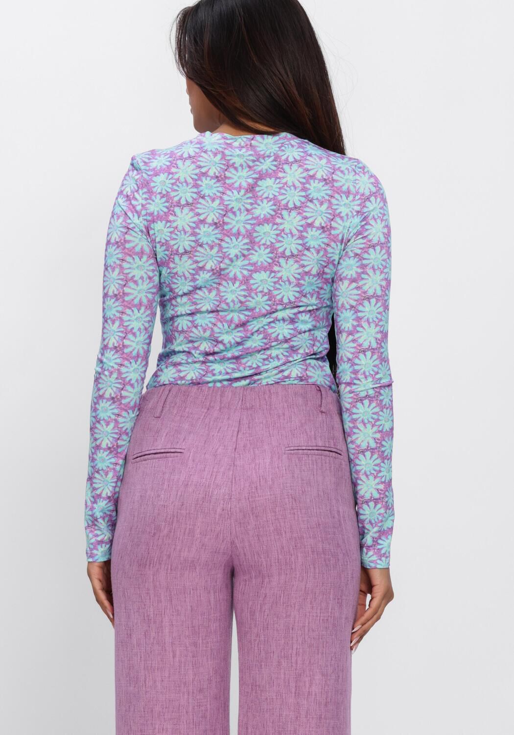 YDENCE Haut TOP CHRISTINE en bleu - large