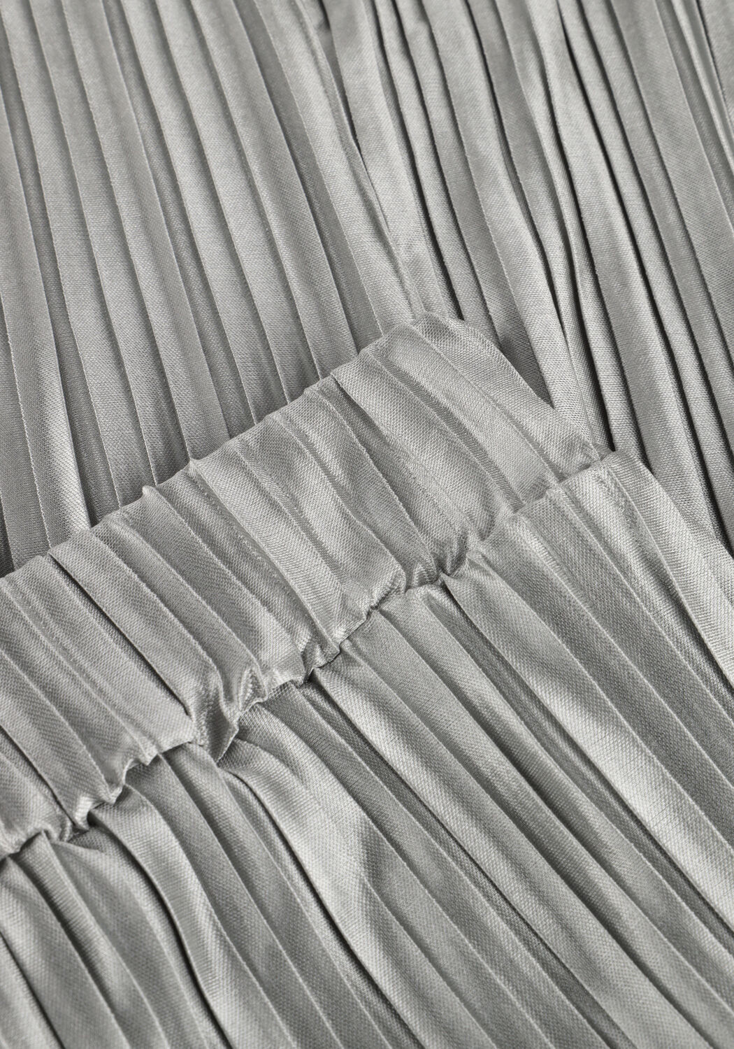 Y.A.S. Pantalon large YASSTORMA HW PANTS en argent - large