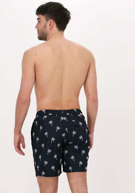 SCOTCH & SODA RECYCLED POLYESTER EMBROIDERED SWIMSHORT Shorts de bain en bleu - large