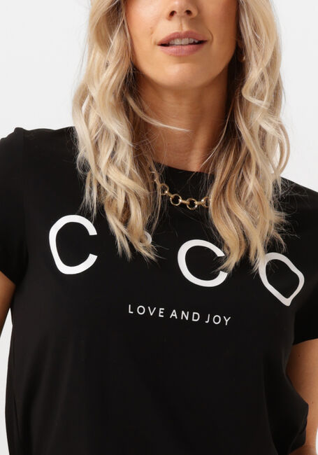 CO'COUTURE T-shirt COCO SIGNATURE TEE en noir - large