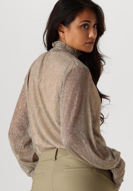 MOS MOSH XIMENA GLAM LS BLOUSE Blouses en beige - large