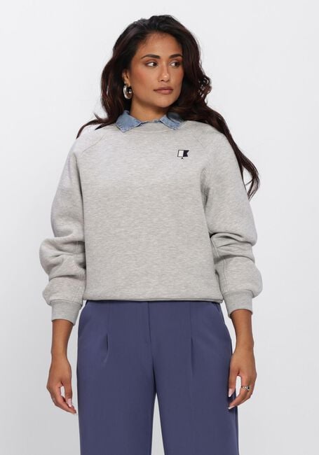 ANOTHER LABEL Chandail ALNIYA SAILOR SWEAT L/S en gris - large