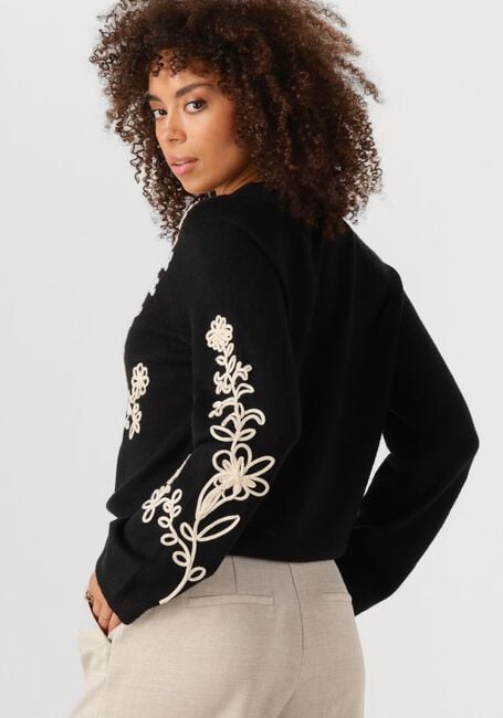 Zwarte OBJECT Trui OBJLANEY RUBIN LS PULLOVER NOOS - large