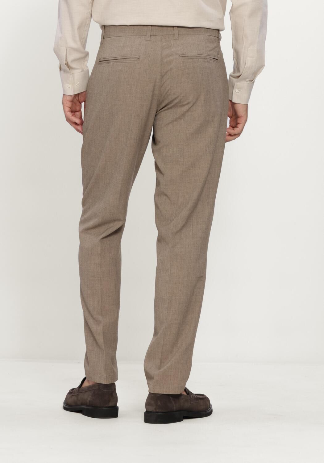 LES DEUX Pantalon COMO REG SUIT PANTS en beige - large