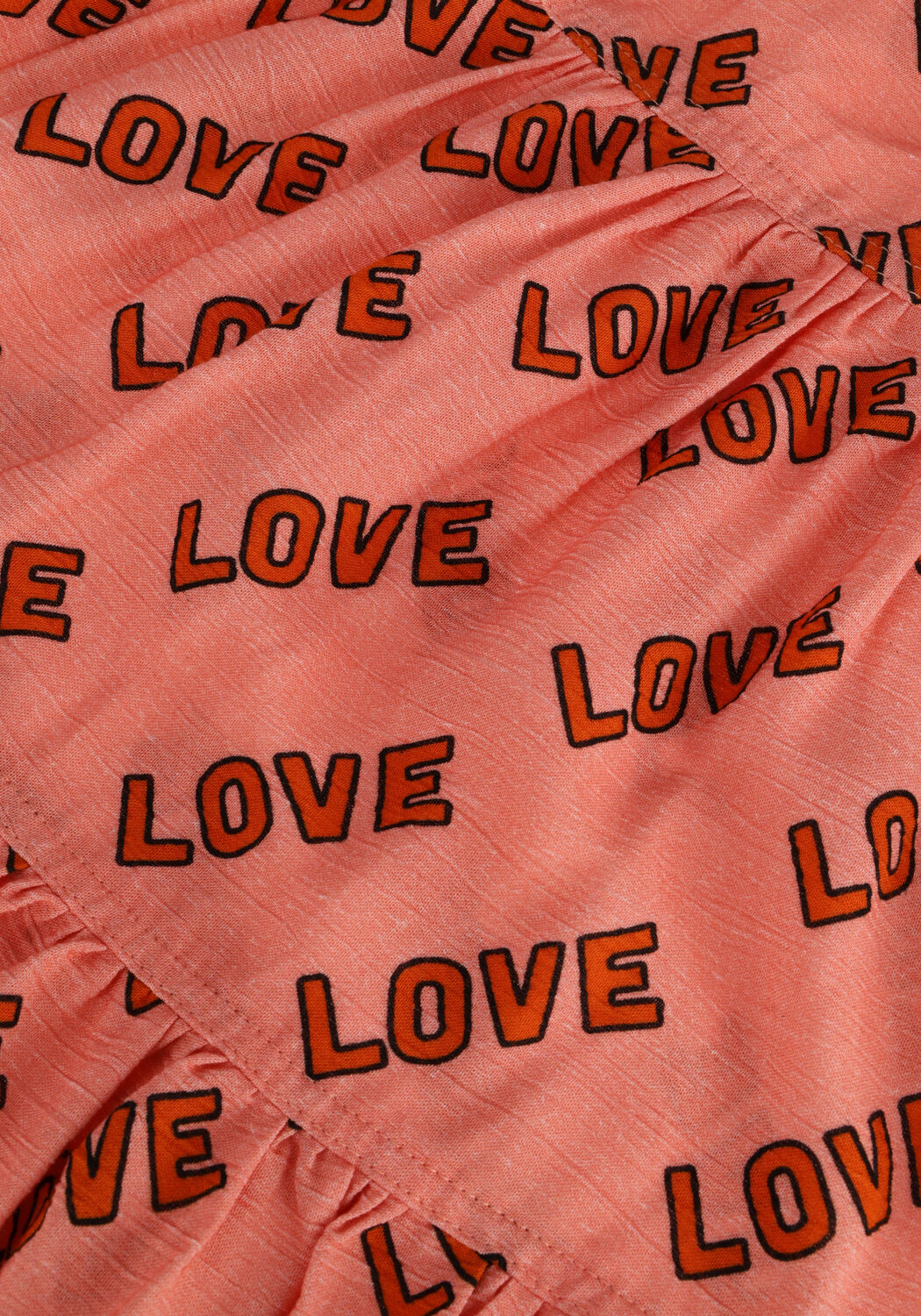 CARLIJNQ Jupe midi LOVE - FLARED SKIRT Rose clair - large