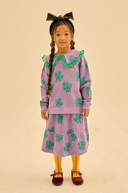 Jelly Mallow LUCKY CLOVER SWEATSHIRT - large