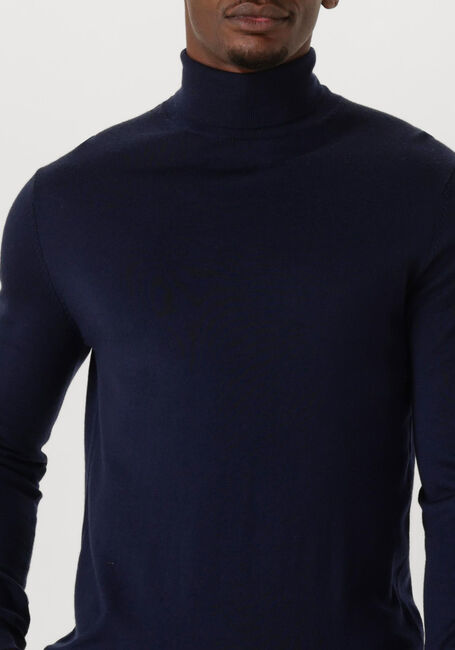 Donkerblauwe SELECTED HOMME Coltrui SLHTRAY LS KNIT MERINO ROLL NECK - large