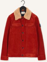DSTREZZED Jack TRUCKER JACKET CORDUROY en rouge DSTREZZED Jack TRUCKER JACKET CORDUROY en rouge - medium