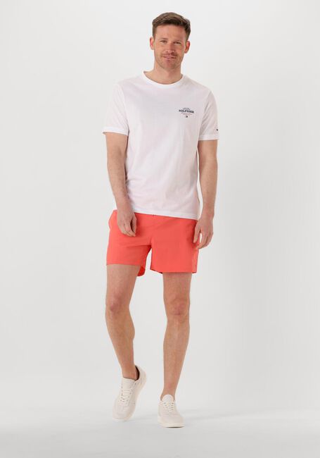 TOMMY HILFIGER Shorts de bain MEDIUM DRAWSTRING en rose - large
