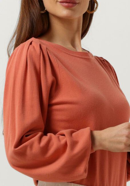 Oranje SUMMUM Sweater PUFFY SLEEVE SWEATER BASIC KNIT - large
