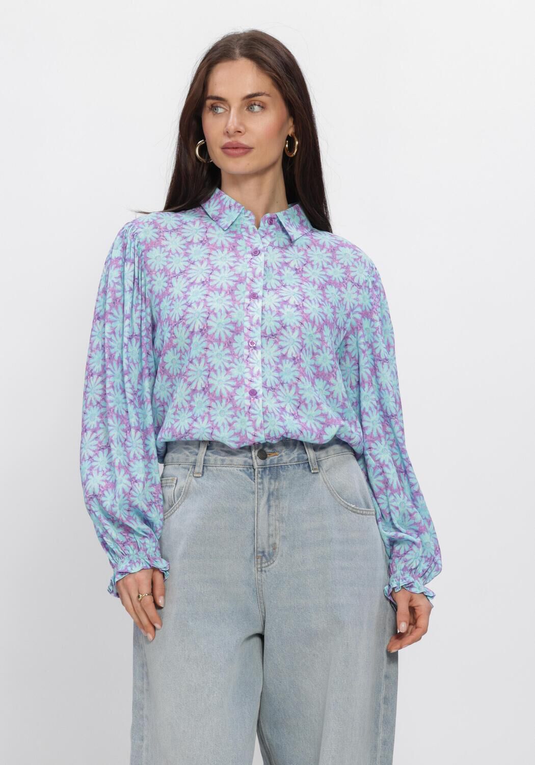 YDENCE BLOUSE ALYSSA Blouses en bleu - large