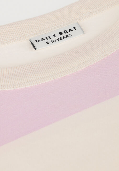 DAILY BRAT T-shirt STRIPED T-SHIRT Rose clair - large