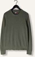 TOMMY JEANS Pull TJM SLIM ESS SWEATER EXTS Olive TOMMY JEANS Pull TJM SLIM ESS SWEATER EXTS Olive - medium
