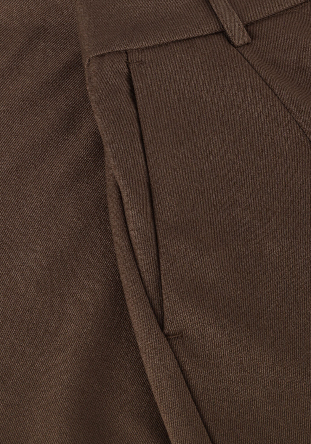 Bruine OBJECT Wijde broek OBJLISA WIDE PANT - large