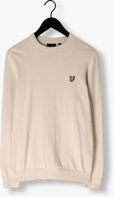 LYLE & SCOTT T-shirt COTTON CREW NECK JUMPER en beige - large