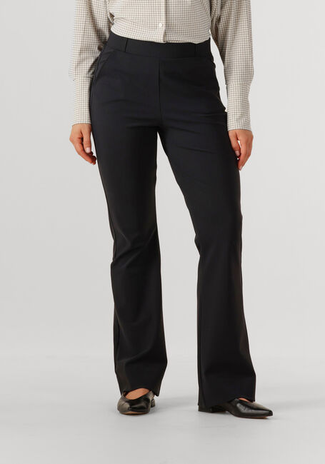 Zwarte STUDIO ANNELOES Flared broek FLAIR BONDED TROUSERS - large