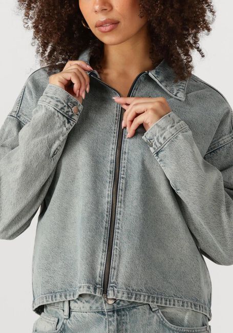 MY ESSENTIAL WARDROBE Veste en jean MWMALEA 174 BOXY JACKET en gris - large