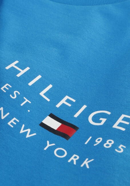 TOMMY HILFIGER T-shirt BRAND LOVE SMALL LOGO TEE en bleu - large