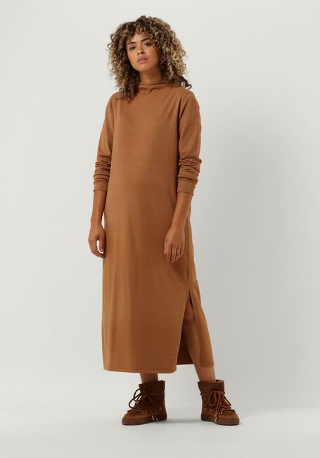 Camel PENN & INK Midi jurk DRESS   - large