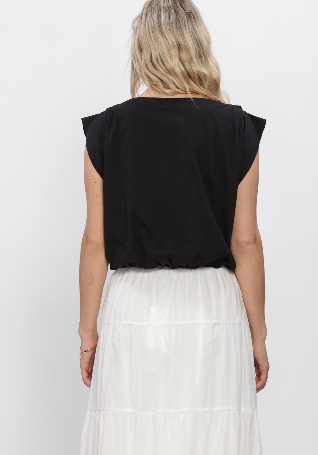 Zwarte SUNCOO T-shirt MARCHA - large