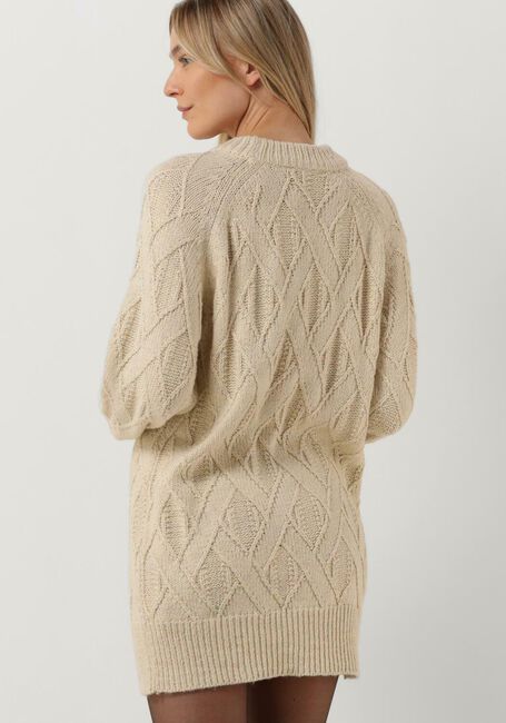 Gebroken wit OBJECT Mini jurk JARYA L/S KNIT TUNIC 123 - large