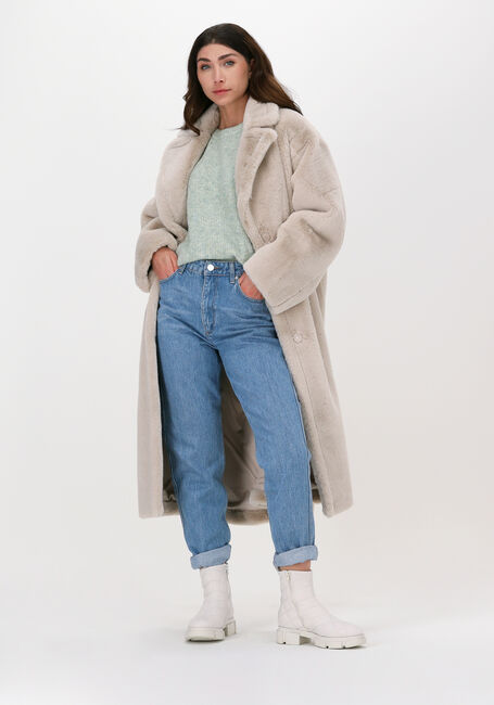 STAND STUDIO Manteau en fausse fourrure MARIA COAT SOFT Écru - large