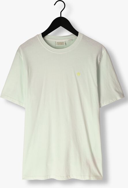 SCOTCH & SODA T-shirt GARMENT DYE LOGO CREW T-SHIRT en vert - large