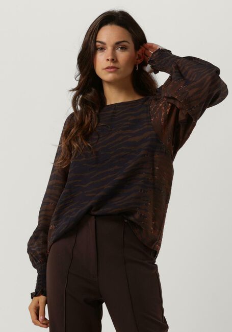 FREEBIRD TISHA BLOUSE Blouses en marron - large