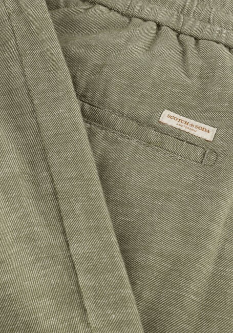 Groene SCOTCH & SODA Korte broek FAVE - COTTON/LINEN TWILL BERMUDA Groene SCOTCH & SODA Korte broek FAVE - COTTON/LINEN TWILL BERMUDA - large