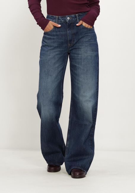 Blauwe TOMMY JEANS Wide jeans MIA MID RELAXED STRAIGHT DJ5051 - large