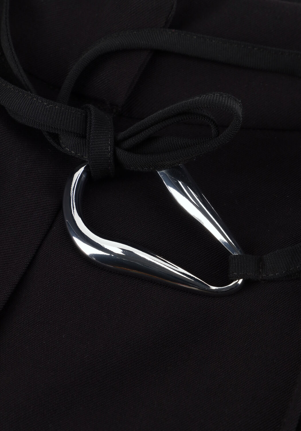 Zwarte OBJECT Broeken/jumpsuits OBJMABEL MW LO PANT E VIP 26 - large