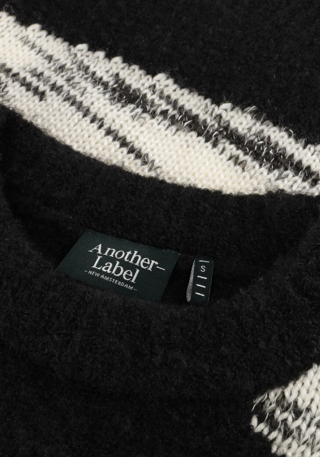 Zwarte ANOTHER LABEL Trui BRISSA KNITTED PULL L/S - large