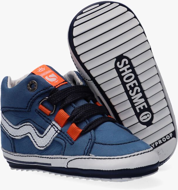 SHOESME BP21S055 Chaussures bébé en bleu - large
