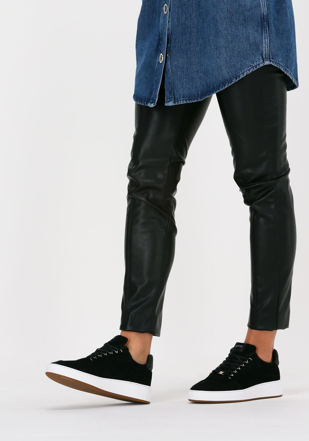 NUBIKK Baskets basses JIRO JADE en noir - large