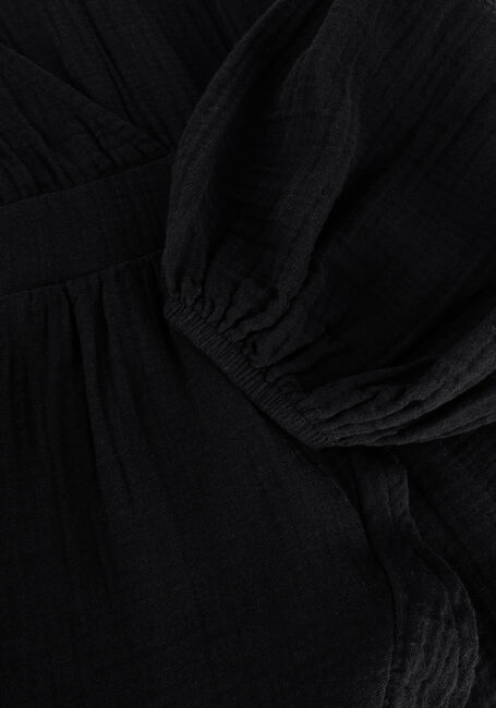 Zwarte ALIX THE LABEL Mini jurk LADIES WOVEN FAKE WRAP DRESS - large