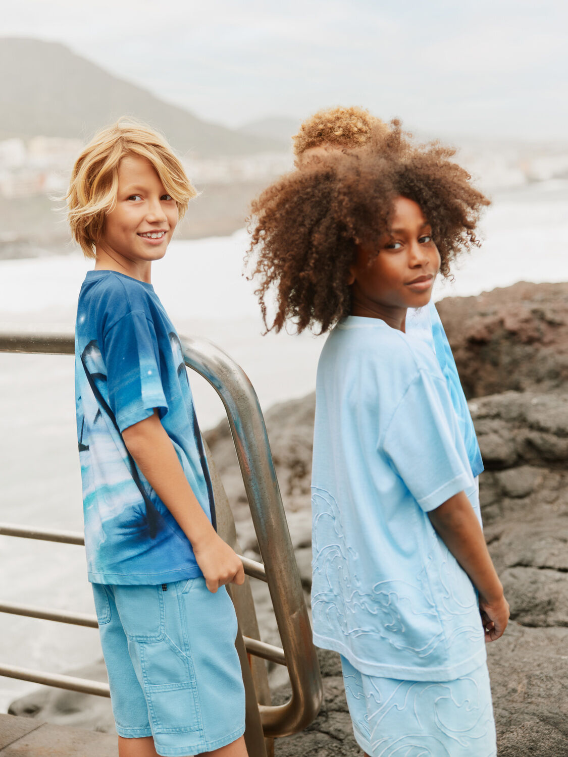 MOLO Polo RODNEY en bleu - large