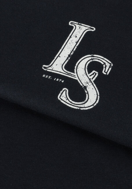 LYLE & SCOTT T-shirt LS MONOGRAM PRINT T-SHIRT Bleu foncé - large