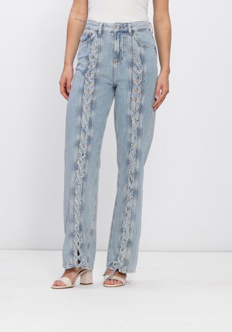 Lichtblauwe LIU JO Straight leg jeans ECS PANT FLARE OCCHIELLI - large