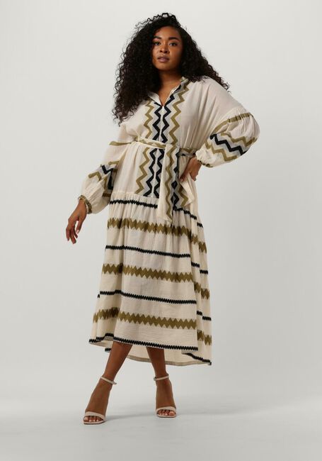Gebroken wit DEVOTION Midi jurk MOYRTERI - large