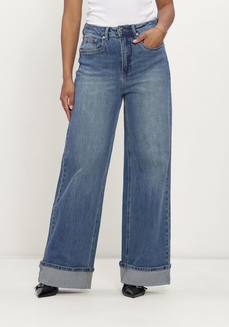 Blauwe GESTUZ Wide jeans GZSARA HW WIDE JEANS - large