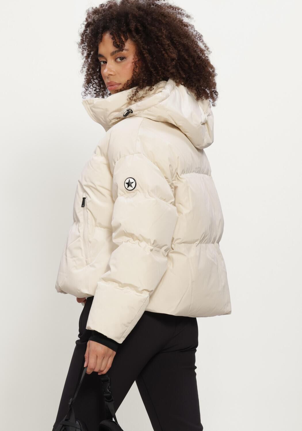 Beige AIRFORCE Ski-jassen SUN PEAKS JACKET - large