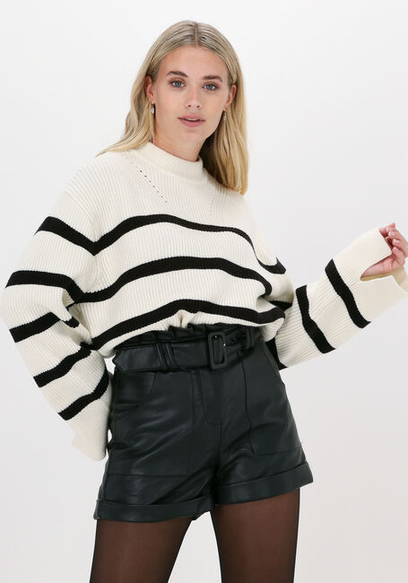NEO NOIR Pull FRANI STRIPE KNIT BLOUSE Blanc - large