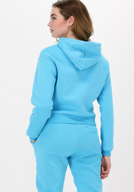 Blauwe NA-KD Trui ORGANIC LOGO BASIC HOODIE - large