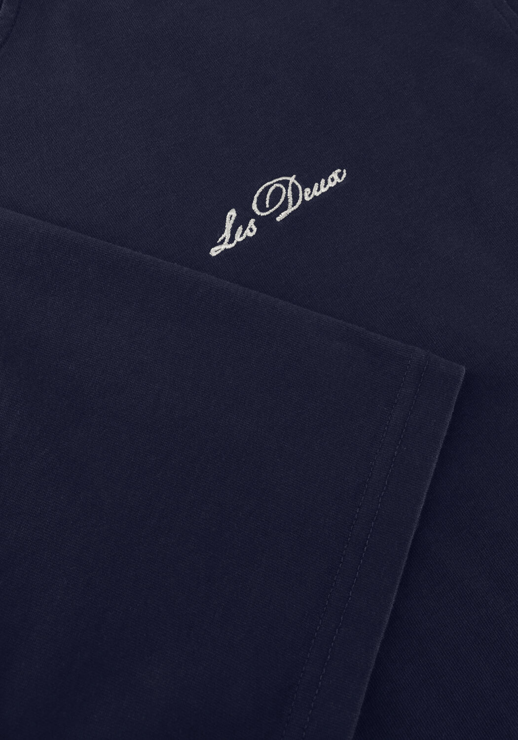 LES DEUX T-shirt CREW T-SHIRT Bleu fonc&eacute; - large