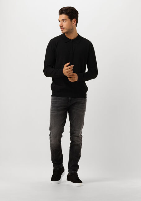PURE PATH Polo REGULAR FIT KNITWEAR POLO806 en noir - large