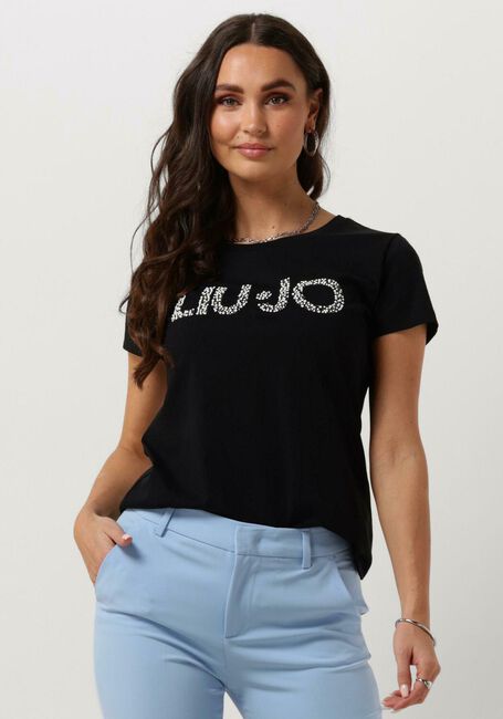 LIU JO T-shirt JERSEY T-SHIRT en noir - large