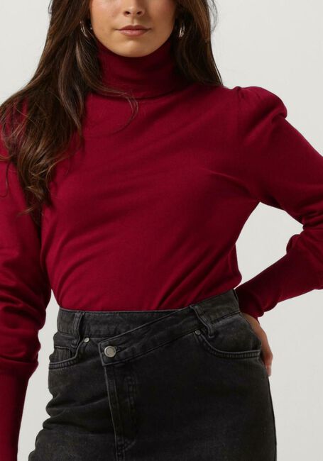 YDENCE Col roulé KNITTED TOP LIV Bordeaux - large